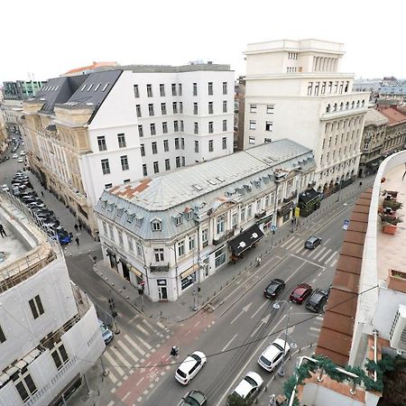 Deluxe Studio Old Center Panoramic View Terrace Lägenhet Bukarest Exteriör bild